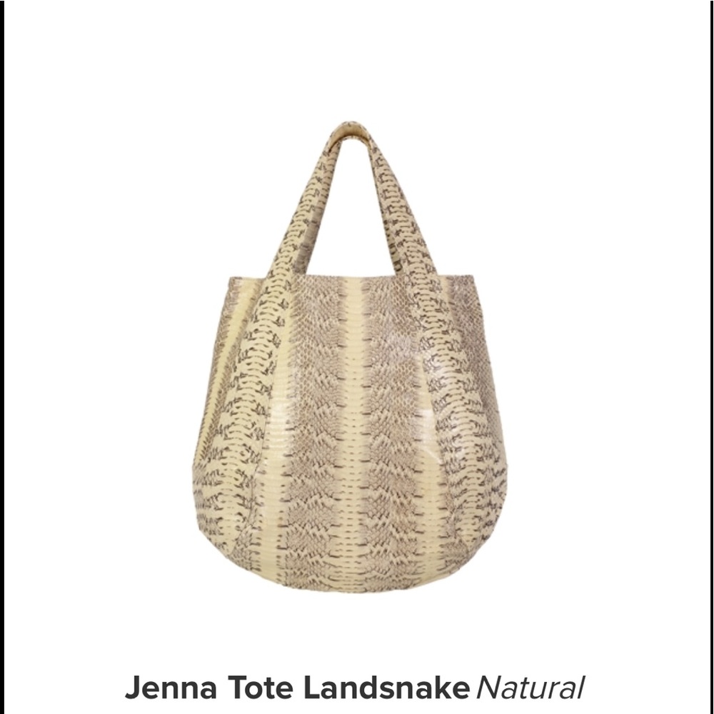 Authentic Beirn snake skin handbag.